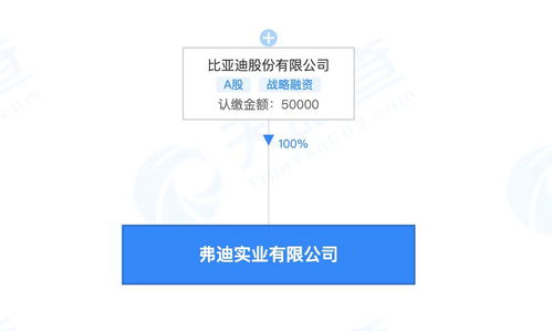 比亚迪成立弗迪实业 后者经营人工智能软件开发等